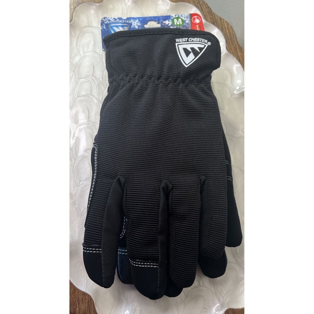 West Chester Insulated Touchscreen‎ Winter Gloves Black Medium NWT - Picture 2 of 8